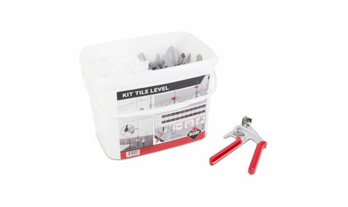 Nivelador Piso Ceramica en Cubo C/ 1 Tenaza, 100 Bridas, 100 Campanas 383010 RUBI