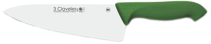 cuchillo-tres-claveles-1325-proflex-mgoverde-25-cms-cocinero