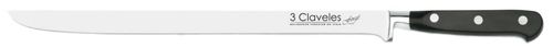 Cuchillo Inoxidable 30cms Jamonero 1579 TRES CLAVELES