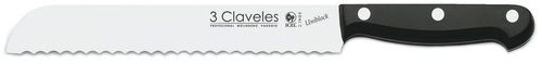 Cuchillo Inoxidable Unibl 20cm Panero 1120 TRES CLAVELES