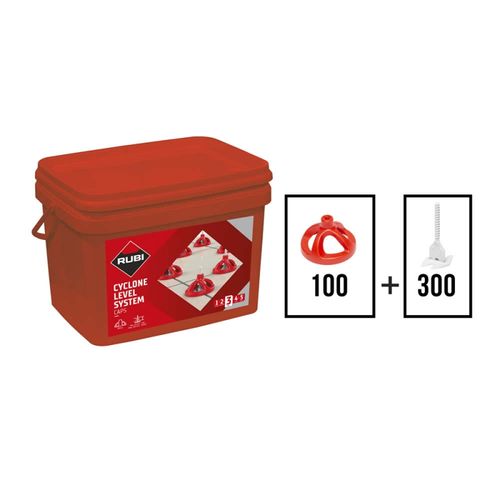 Juego Separador y Nivelador Porcelanato 1,5 MM 300 B Y 100 C 35964 RUBI