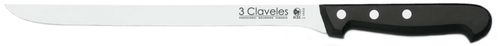 Cuchillo Inoxidable 30cm Jamonero 931 TRES CLAVELES