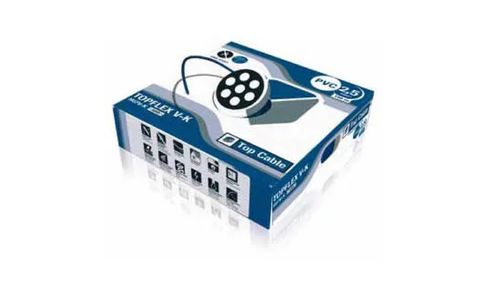 Cable Topflex HO7VK 2.5mm Rojo x Rollo 100MT