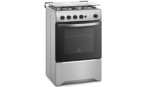 Cocina a Gas 4 Platos Mademsa con LimpiaFcil y Botn de Encendido M 520 T Inox